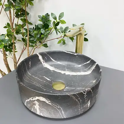 VBI PRATO Умивальник накладний, Black Onyx (VBI-011406)