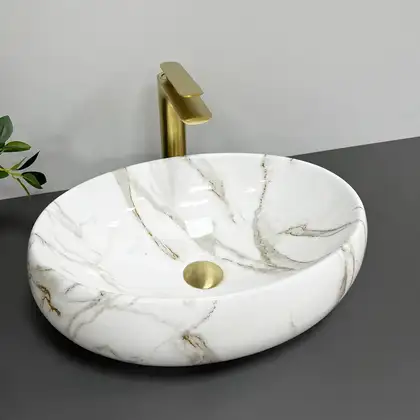 VBI VENETO LAVA Умивальник накладний, імітація мармуру (VBI-012804)