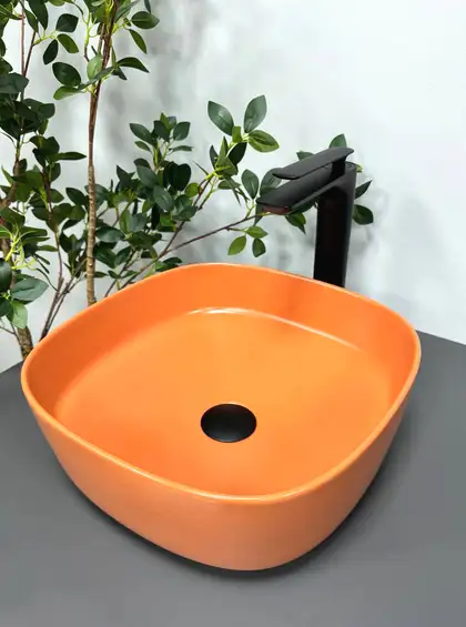 VBI Arezzo Terracotta Matt Умивальник накладний, теракотовий матовий (VBI-013204)