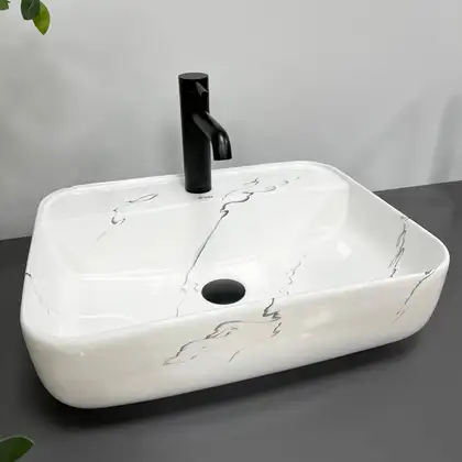 VBI Ragusa Marmo Умивальник накладний, ефект мармуру (VBI-014501)