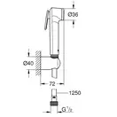 Набір для гігієнічного душу Grohe Tempesta-F Trigger Spray 30 (колір - холодний світанок) 27513GL1