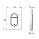 Кнопка змиву Grohe Arena Cosmopolitan S, холодний світанок  37624GL0