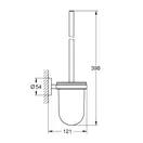 Йоршик підвісний Grohe QuickFix Start, суперсталь  41185DC0