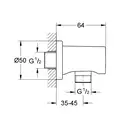 Душова система прихованого монтажу Grohe Grohtherm SmartControl (колір - холодний світанок)  SET-29119GL0