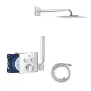 Душова система прихованого монтажу з термостатом Grohe Cube (колір - хром)  UA3450600A