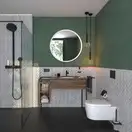 Унітаз підвісний AquaFall Flush (безободковий) Hansgrohe EluPura S (БЕЗ СИДІННЯ)  60193450