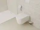 Унітаз підвісний AquaFall Flush (безободковий) Hansgrohe EluPura S (БЕЗ СИДІННЯ)  60193450