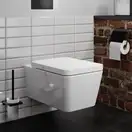 Унітаз підвісний AquaFall Flush (безободковий) Hansgrohe EluPura Q у комплекті з сидінням SoftClose  60194450 + 60150450