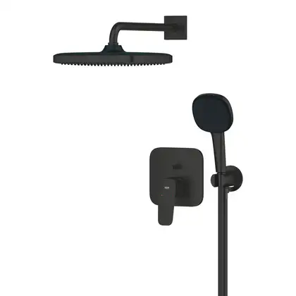 Grohe Cubeo Tempesta 250 Душ, чорний матовий (1053362430)