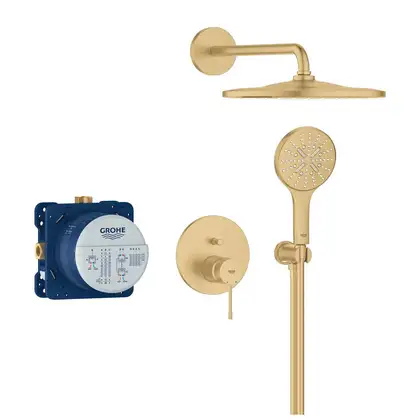 Душова система Grohe Essence прихованого монтажу (колір - брашироване золото)  25287GN0