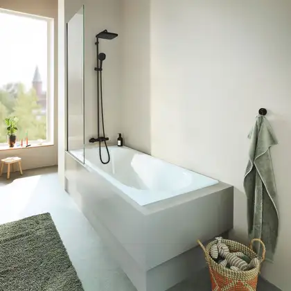 Grohe Tempesta System 250 Cube Душова система для ванни, чорний матовий (266912431)