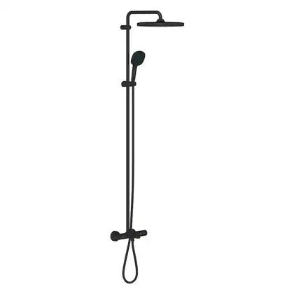 Grohe Tempesta System 250 Cube Душова система для ванни, чорний матовий (266912431)
