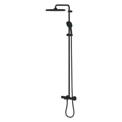 Grohe Tempesta System 250 Cube Душова система для ванни, чорний матовий (266912431)