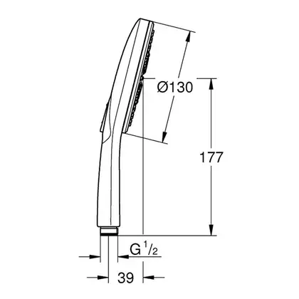 Душова система прихованого монтажу Grohe Grohtherm SmartControl (колір - холодний світанок)  SET-29119GL0