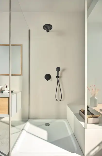 Grohe Eurosmart Tempesta 250 Душова система, чорний матовий (UA26415SC8)