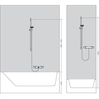 Hansgrohe Crometta 1jet Green Душовий гарнітур, хром/білий (26554400)