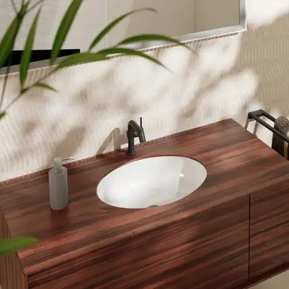 Раковина, що вбудовується під стільницю 35 х 45 см (покриття SmartClean) Hansgrohe Xuniva D  61048450