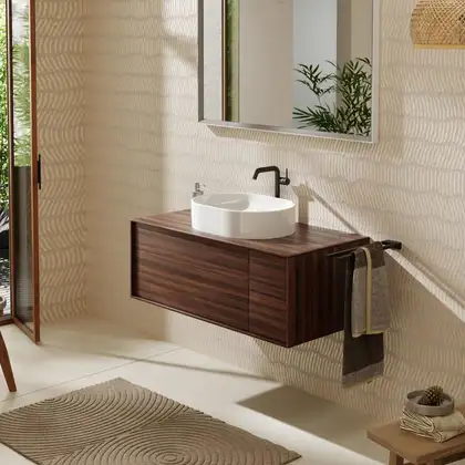Раковина накладна на стільницю 40х55 см (покриття SmartClean) Hansgrohe Xuniva U  61073450