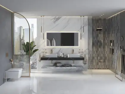 Раковина накладна на стільницю 40х55 см (покриття SmartClean) Hansgrohe Xuniva Q  61075450