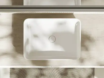Раковина накладна на стільницю 40х55 см (покриття SmartClean) Hansgrohe Xuniva Q  61075450