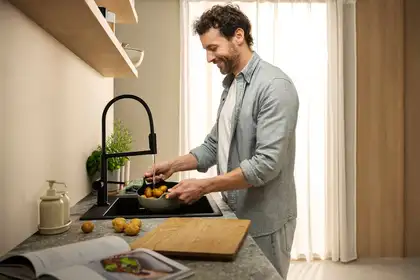 HANSGROHE Talis Select M54 Змішувач для кухні, чорний матовий (72861670)