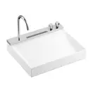 Раковина Hansgrohe Avalegra AquaUnit 58 х 47,5 х 10 см, без переливу, з функцією QuickClean+, із змішувачем, Chrome  22472000