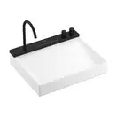 Раковина Hansgrohe Avalegra AquaUnit 58 х 47,5 х 10 см, без переливу, з функцією QuickClean+, із змішувачем, Matt Black  22472670