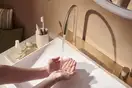 Раковина Hansgrohe Avalegra AquaUnit 78 х 47,5 х 10 см, без переливу, з функцією QuickClean+, із змішувачем, Brushed Bronze  22473140