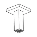 Тримач для верхнього душу Hansgrohe Pulsify E h10 см (колір – чорний матовий)  24338670