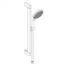 Hansgrohe Raindance S Душовий набір, чорний (24600670)