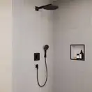 Hansgrohe Raindance Alive S 300 Душова система, чорний мат (24630670)