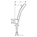 Hansgrohe Activera S Душовий гарнітур, хром (28054000)