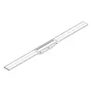 Трап для душу 100 см Hansgrohe RainDrain Flex, шліфований чорний хром  56046340