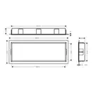 Настінна ніша із вбудованою рамою Hansgrohe XtraStoris Original 30 x 90 x 10 см, бетон (concretegrey)  56067380