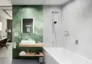 Зовнішня частина набору для зливу та переливу Hansgrohe Flexaplus II (колір - хром)  58187000