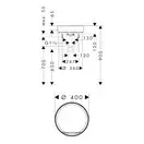 Раковина накладна на стільницю Ø40 х h12 см Hansgrohe Xuniva Evo S (без переливу, Sand Matt Beige)  60323780
