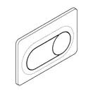 Hansgrohe iFrame Original S Кнопка змиву, Матовий чорний (66002670)