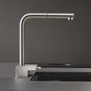 Змішувач для кухні Hansgrohe Aquno Select M81 250 2jet (колір - сталь), з витяжним душем  73836800