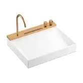Раковина Hansgrohe Avalegra AquaUnit 58 х 47,5 х 10 см, без переливу, з функцією QuickClean+, із змішувачем, Brushed Bronze  22472140