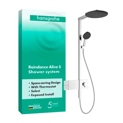 Hansgrohe Raindance Alive Q 210/340 Душова система, хром (24582000)