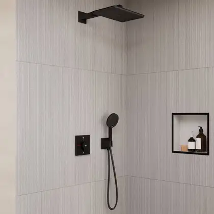 Hansgrohe Raindance Alive Q Душ прихов. монтажу, чорний мат (24620670)