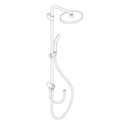 Hansgrohe Activera S 240 Душова система, чорний матовий (28074670)