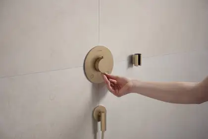 Шлангове приєднання Hansgrohe Fixfit Fine S (колір - шліфована бронза)  28882140