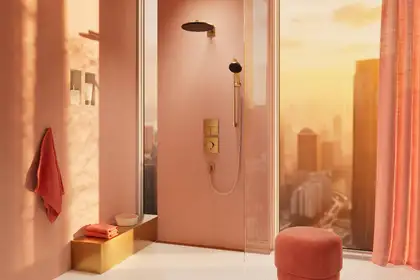 Шлангове приєднання Hansgrohe Fixfit Fine E (колір - шліфована бронза)  28883140