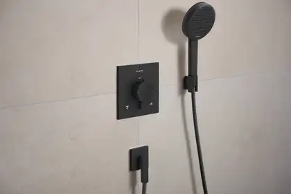 Шлангове приєднання Hansgrohe Fixfit Fine E (колір - чорний матовий)  28883670
