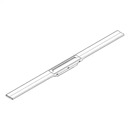 Трап для душу 100 см Hansgrohe RainDrain Flex, чорний матовий  56046670