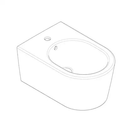 Біде підвісне Hansgrohe EluPura S 540 мм  60278450