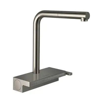 Змішувач для кухні Hansgrohe Aquno Select M81 250 2jet (колір - сталь), з витяжним душем  73836800