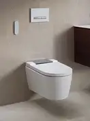 Підвісний унітаз-біде Geberit AquaClean Sela (унітаз білий глянець/панель хром глянець)  146.224.21.1