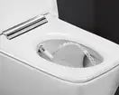 Підвісний унітаз-біде Geberit AquaClean Sela Square (білий KeraTect, панель хром глянець)  146.250.21.1